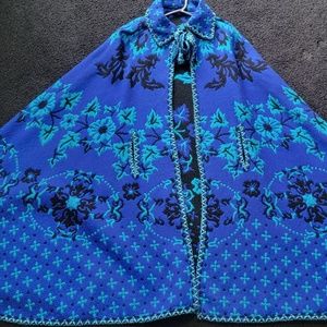 Blue Cape Coat